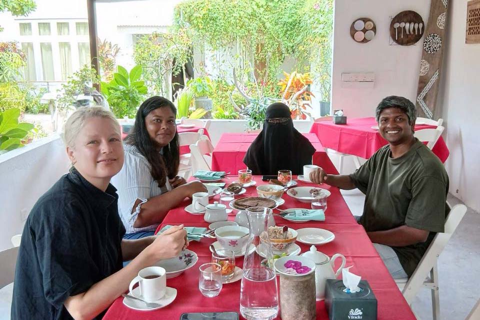 Carpaccio garden dining experience, Vaikaradhoo