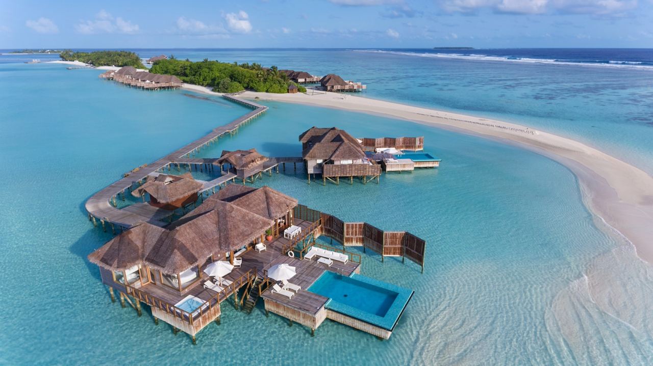 Overwater villa